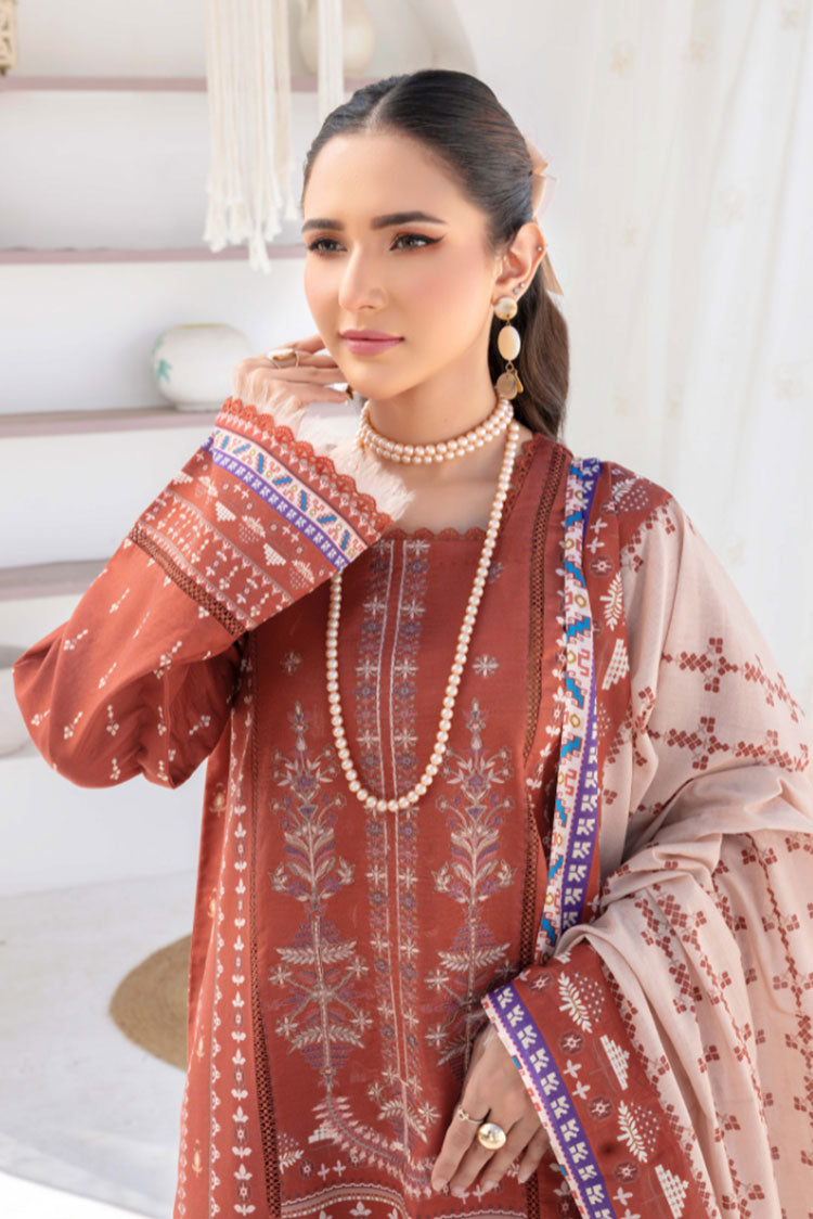 Picture of Humdum - Saira Bano Embroidered Lawn Collection  - D03 - Available at Raja Sahib