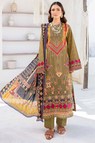 Saira Bano Embroidered Lawn Collection  - D06