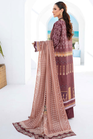 Humdum - Saira Bano Embroidered Lawn Collection  - D07