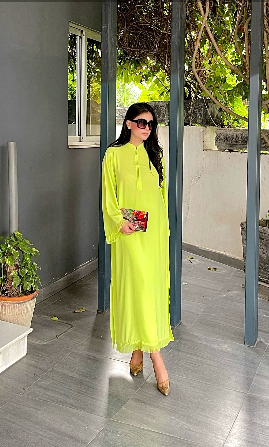 Picture of Manahils - Neon Fringes - Available at Raja Sahib