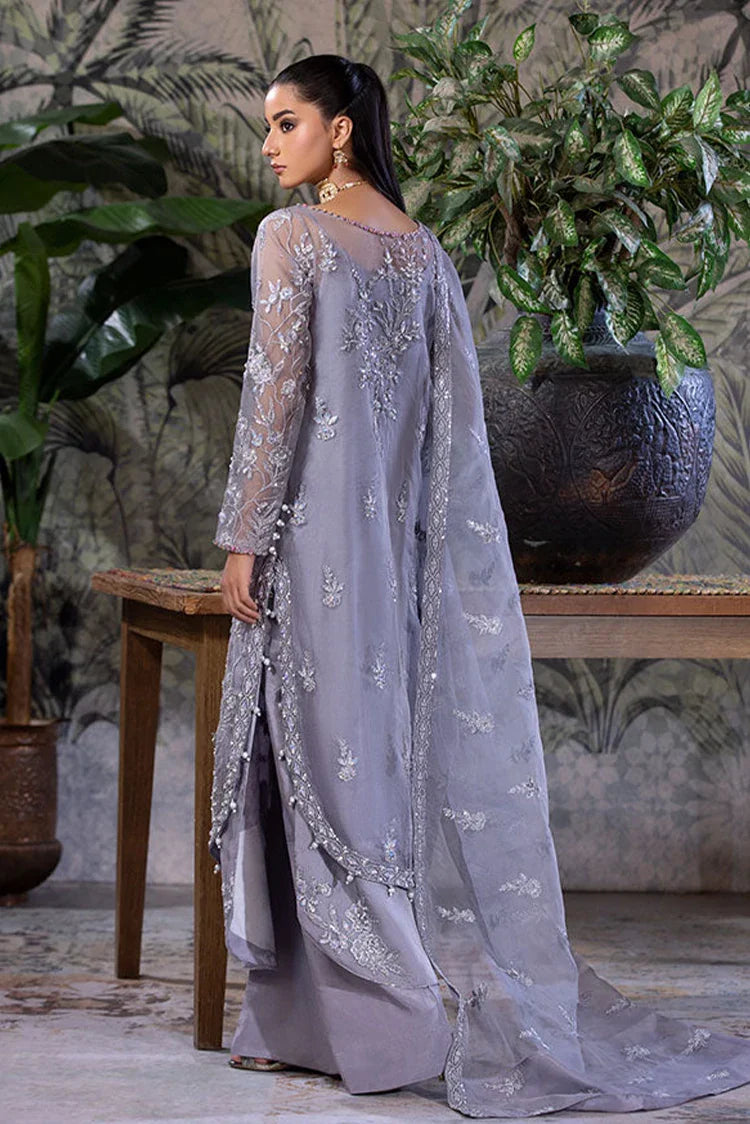 Picture of Amber Imran - Punkh Luxury Formals - Silver Mist - Available at Raja Sahib