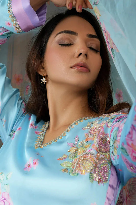 Picture of Amber Imran - Silk Formals RTW Collection - Sombre - Available at Raja Sahib