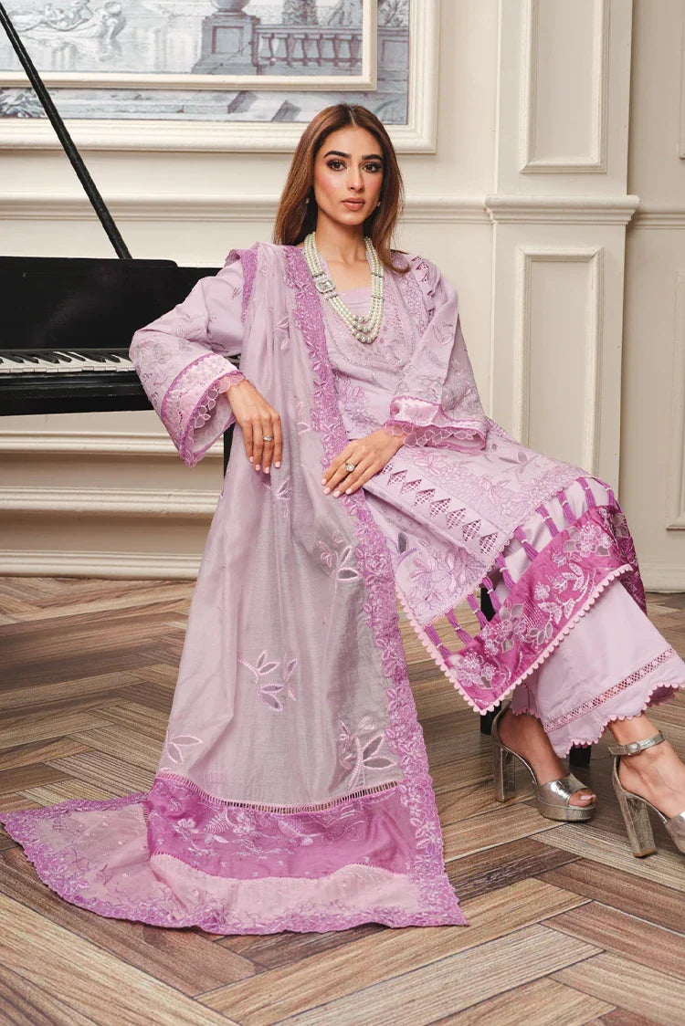 Picture of Kleren - Surkhru Embroidered Lawn Collection - S-23 - Available at Raja Sahib