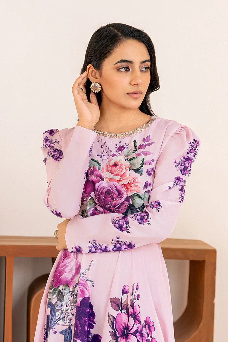 Picture of <!--aya-->Stitch Vibes - Velora Collection - Fleur Essence Crop Top & Skirt - Available at Raja Sahib