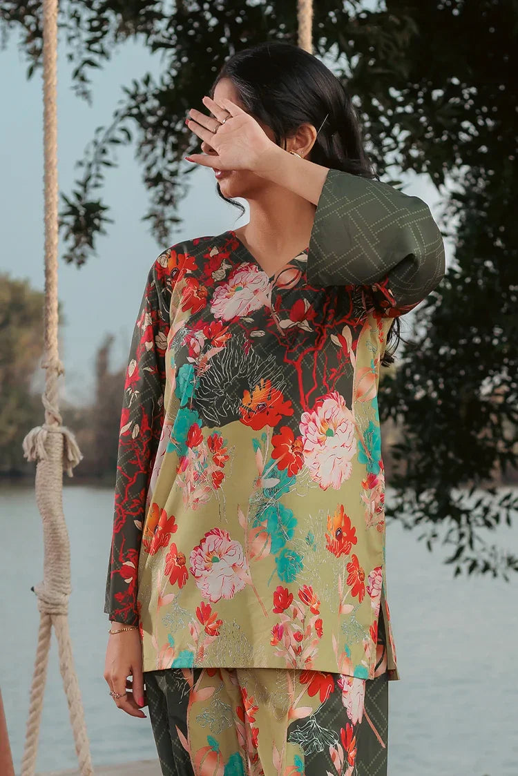 Picture of Tasneem Shamim - Finah - Crepe - Co-ords - Available at Raja Sahib