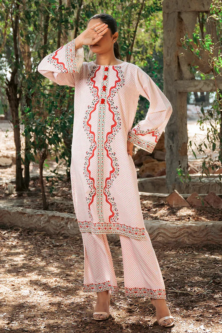 Picture of Tasneem Shamim - Rohee - Crepe - Co-ords - Available at Raja Sahib