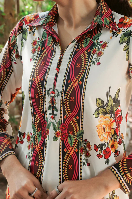 Picture of Tasneem Shamim - Zayna - Crepe - Co-ords - Available at Raja Sahib