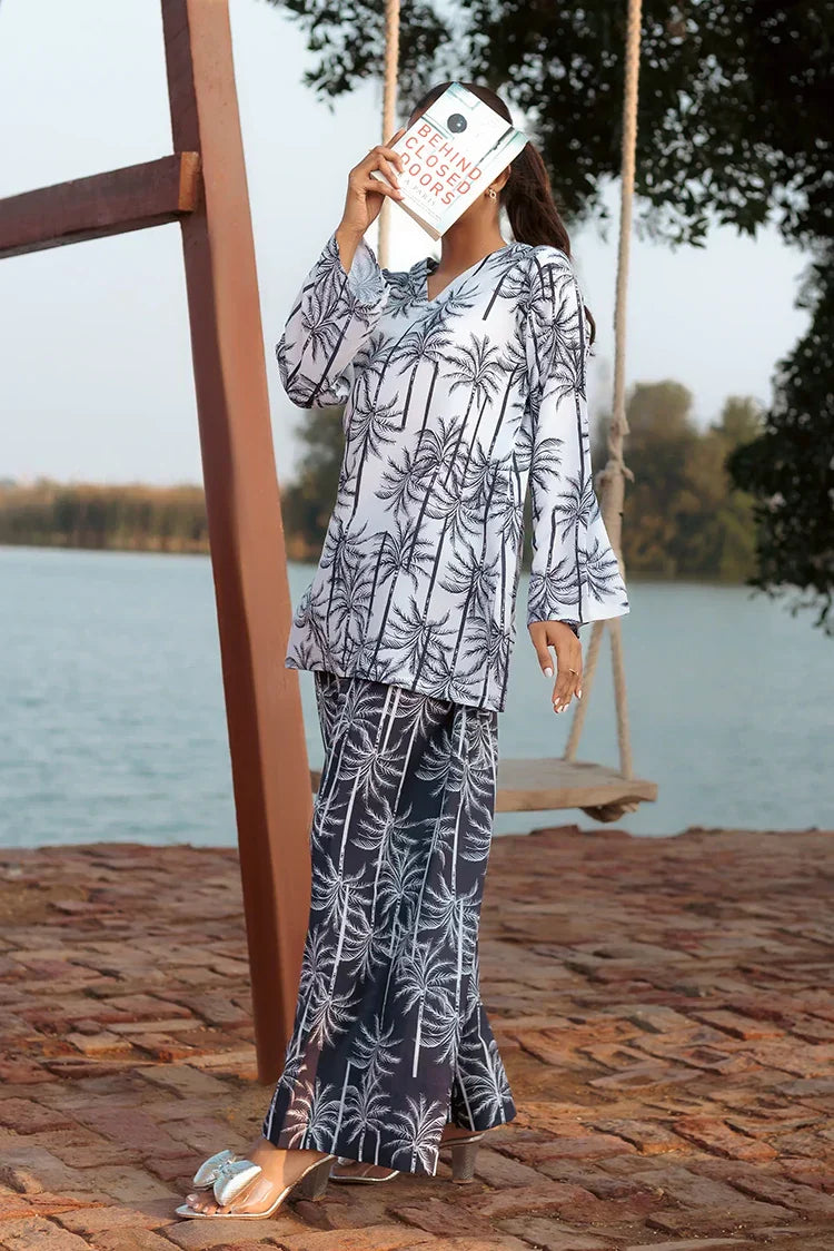 Picture of Tasneem Shamim - Mystique - Crepe - Co-ords - Available at Raja Sahib