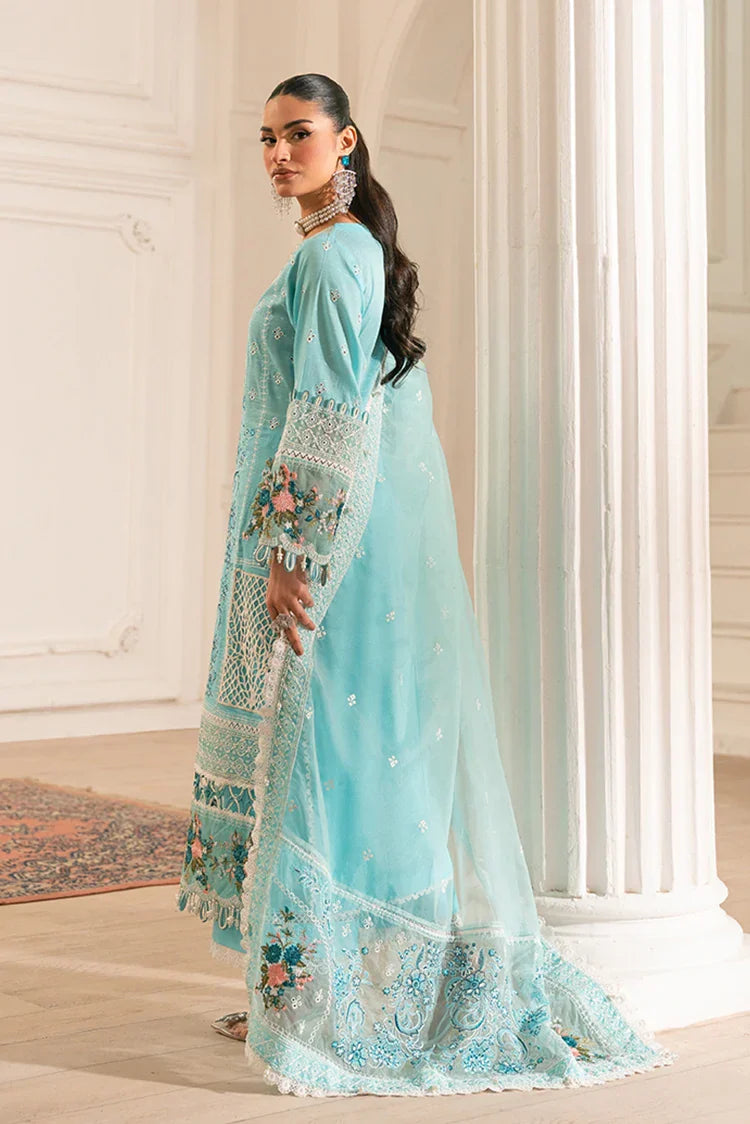 Picture of Zivah - Zimal Luxury Pret - Turquoise - Available at Raja Sahib