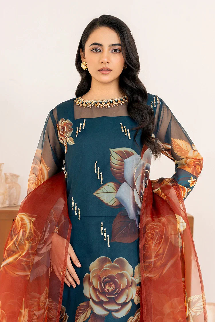 Picture of <!--ayd-->Stitch Vibes - Velora Collection - Azure Bloom - Available at Raja Sahib