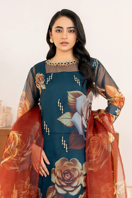 Picture of <!--ayd-->Stitch Vibes - Velora Collection - Azure Bloom - Available at Raja Sahib