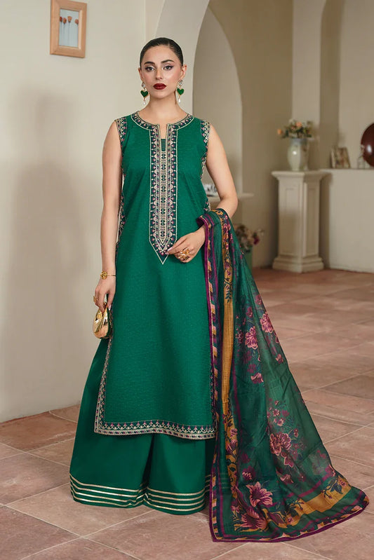 Zarlay - Rungraiz Luxury Pret - Bottle Green