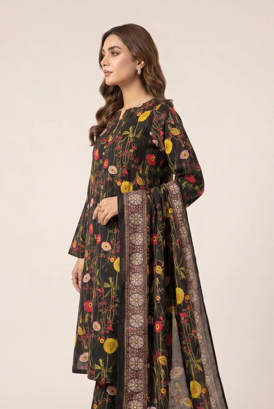 Kleren - Printed Lawn - U-34 - Unstitched