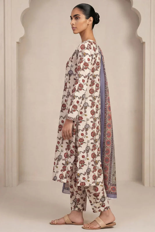 Kleren - Printed Lawn - U-35 - Unstitched