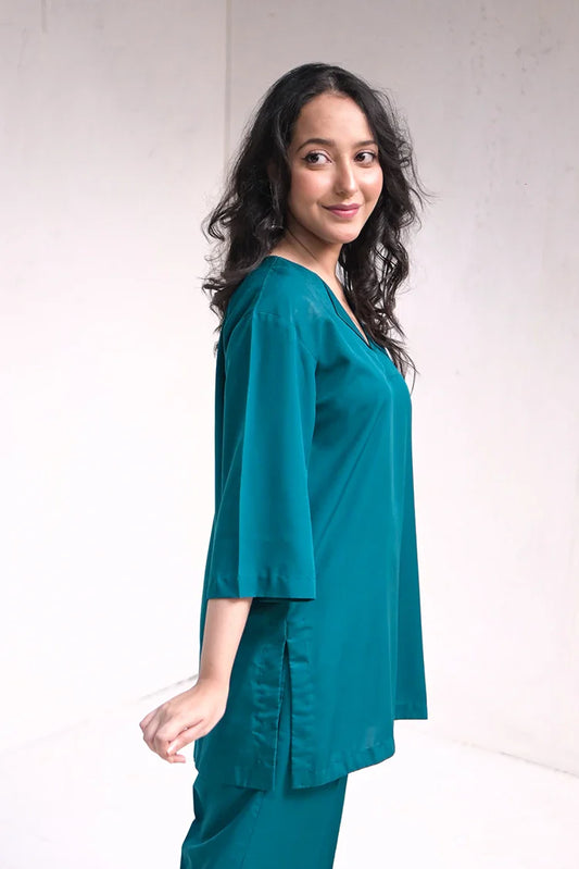 Zauk - Casual Collection - 2 Piece - Teal Green