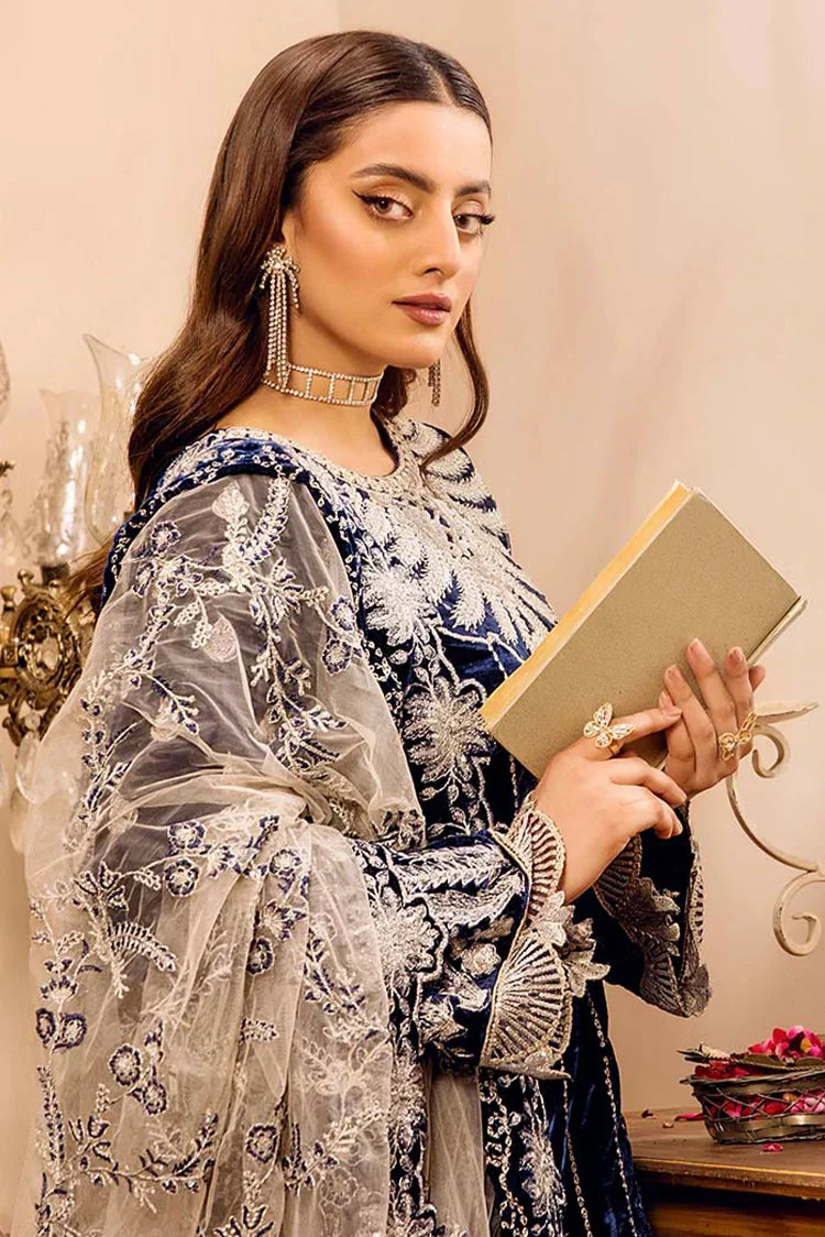 Picture of Adan's Libas - Velvet Edit Luxury Unstitched Vol 2 - 1938 - Available at Raja Sahib