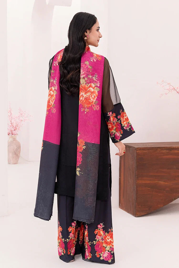 Picture of Stitch Vibes - Ebon Glow Dress - VMZ2980 - Available at Raja Sahib
