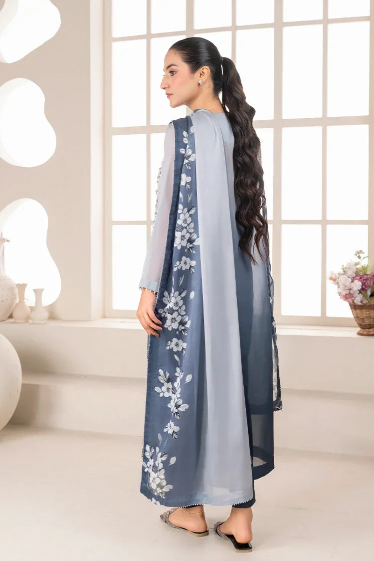 Picture of <!--anp-->Stitch Vibes - Ravayah Eid Collection Vol 1 - Ciel Gris Dress - Available at Raja Sahib