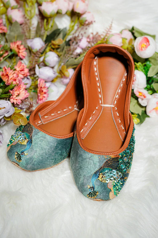 Viva Walk - Printed Petals - Peacock Jewel