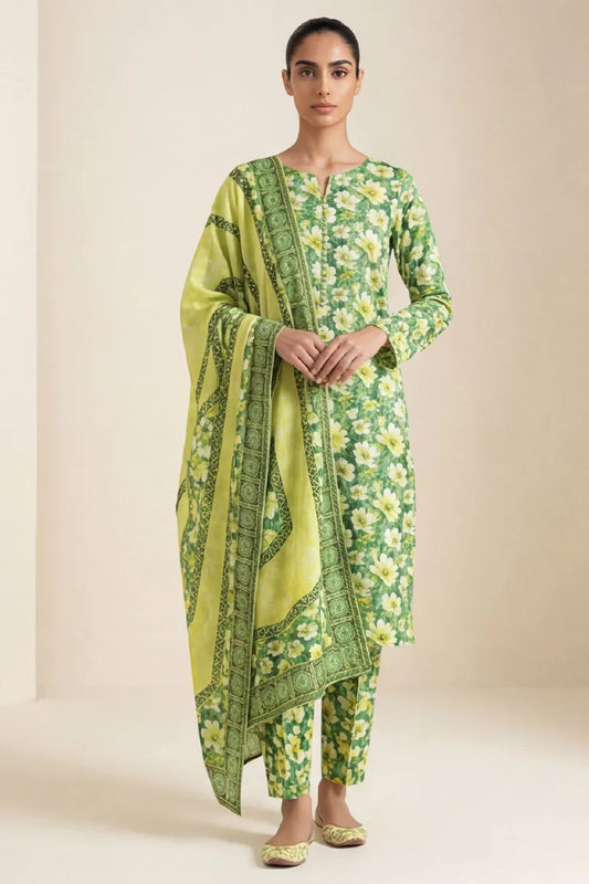 Kleren - Printed Lawn - D-36 - Unstitched
