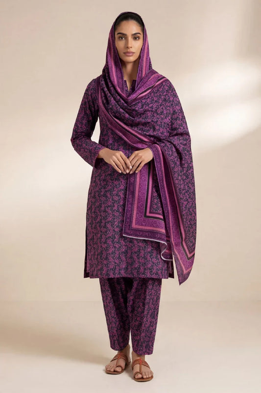 Kleren - Printed Lawn - D-42 - Unstitched