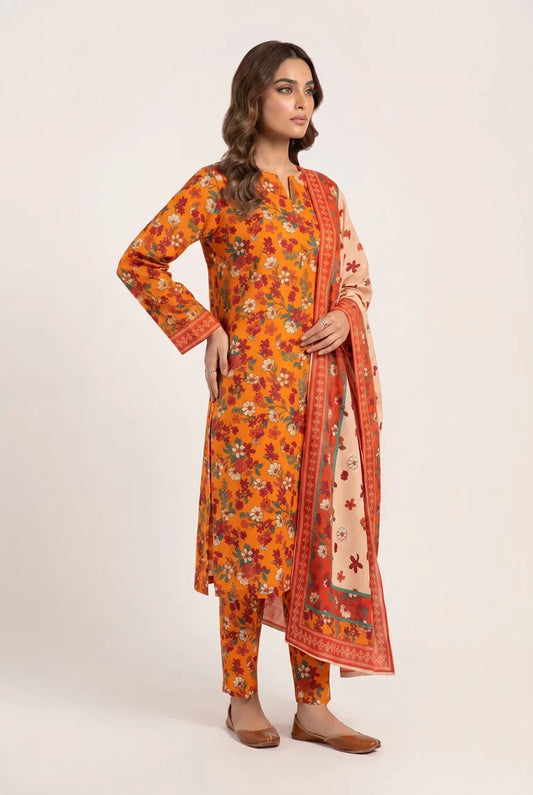Kleren - Printed Lawn - D-47 - Unstitched