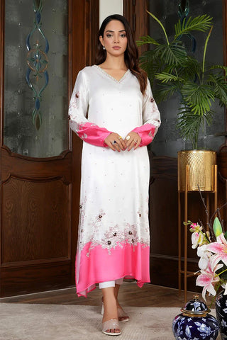 Picture of Amber Imran - Silk Formals RTW Collection - Velour - Available at Raja Sahib