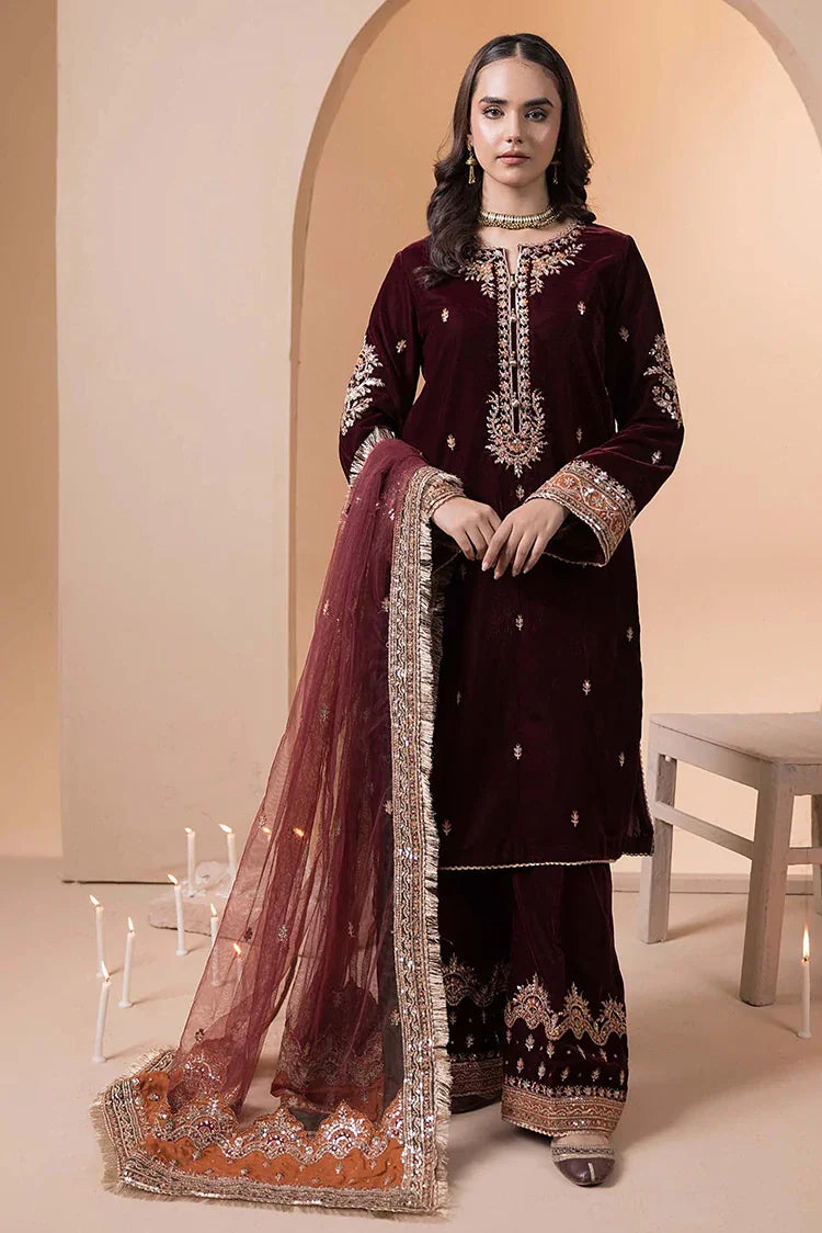 Picture of Adan's Libas - Micro Velvet Pret Collection - 1806 - Available at Raja Sahib