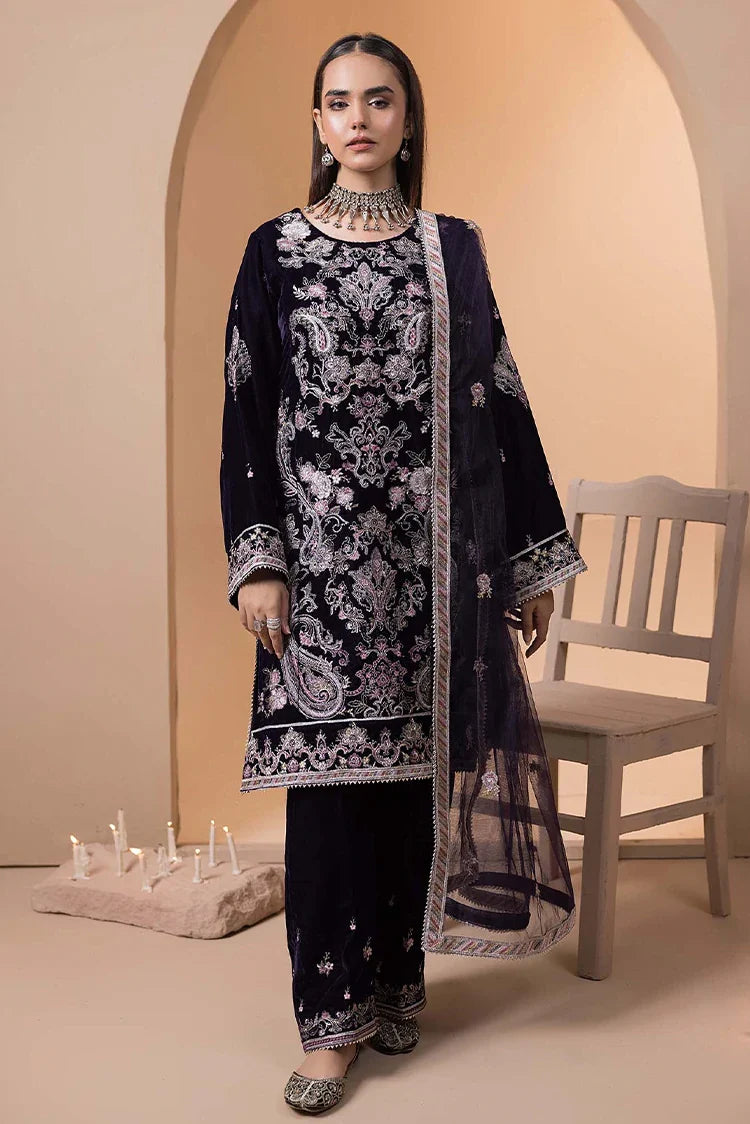 Picture of Adan's Libas - Micro Velvet Pret Collection - 1808 - Available at Raja Sahib