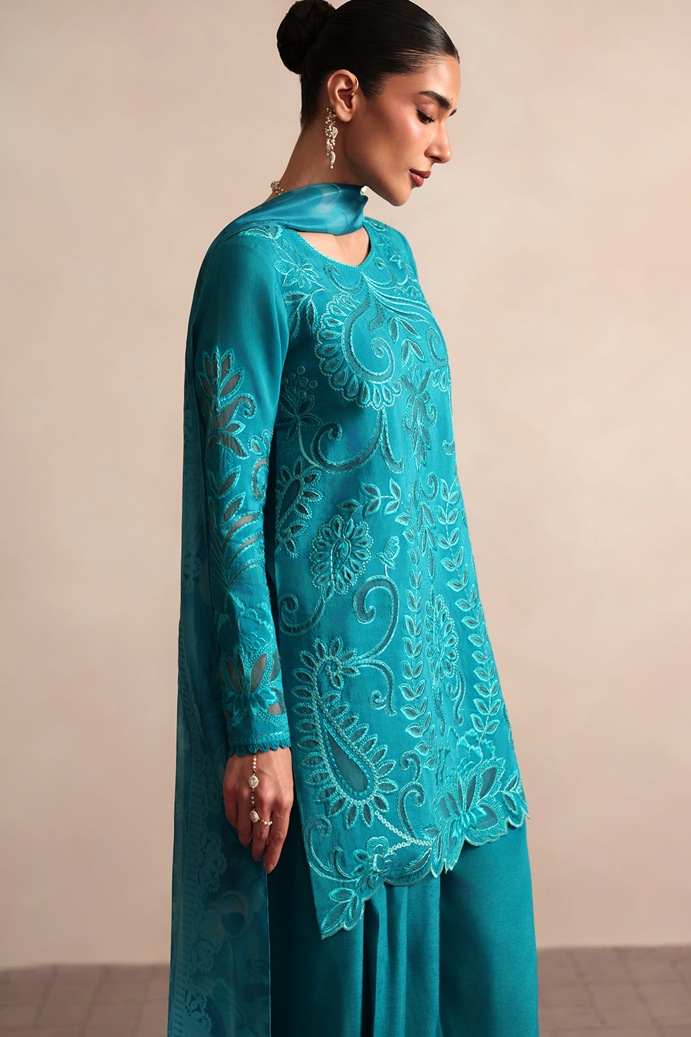 Picture of Saira Rizwan - Lael Silk Edit - VIRELLE-06 - Available at Raja Sahib