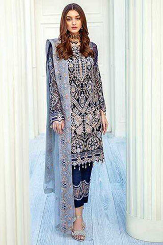 Picture of Ramsha - A 203 Chevron Embroidered Collection Vol 2 - Available at Raja Sahib