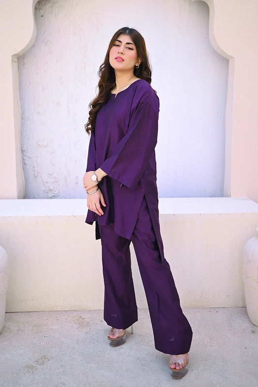 Zauk -  Winter Basics - 2 Piece - Deep Violet