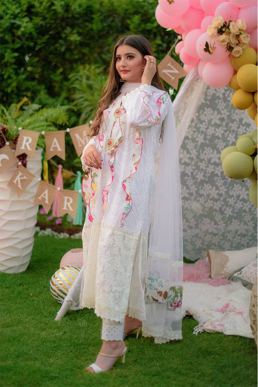 RJS Pret - Bahar Pret Collection - White Charm