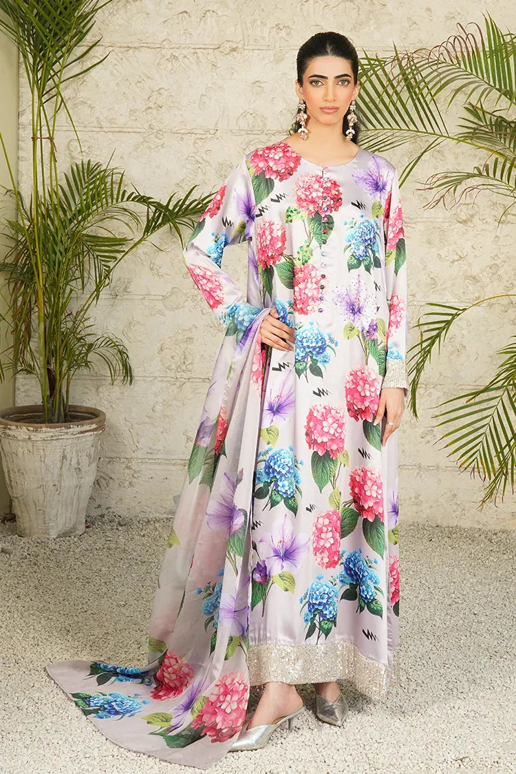 Picture of <!--anm-->Stitch Vibes - Ravayah Eid Collection Vol 1 - Celeste Floraison Dress - Available at Raja Sahib