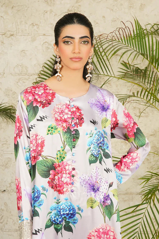 Picture of <!--anm-->Stitch Vibes - Ravayah Eid Collection Vol 1 - Celeste Floraison Dress - Available at Raja Sahib