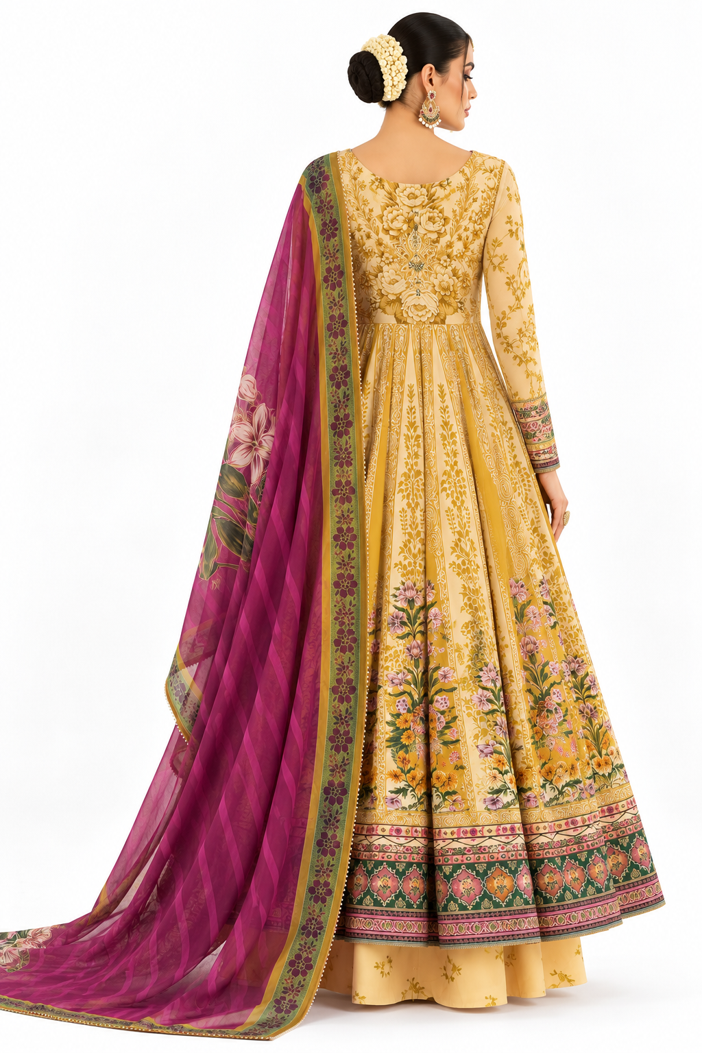 Picture of Saira Rizwan - Pishwas Collection - KESAR-02A - Available at Raja Sahib