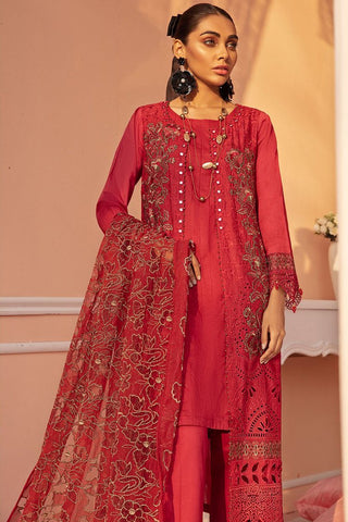 Picture of Nureh - 3 PC Ruby Lush D-2 Luxury Lawn Exclusive Collection - Available at Raja Sahib