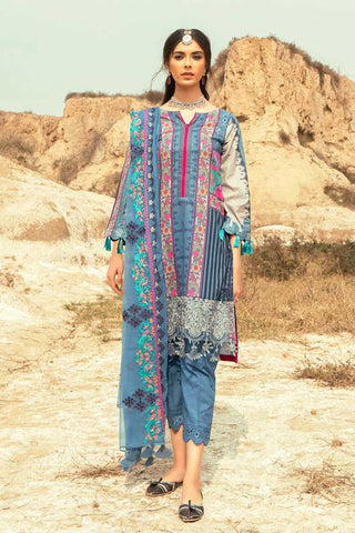 Picture of Charizma - CN 08 Darbari Naranji Embroidered Lawn Collection Vol 1 - Available at Raja Sahib