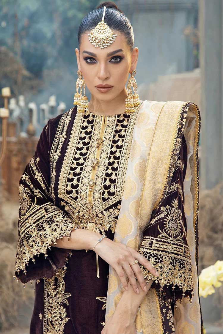 Picture of Anaya - VL 121 03 Elana Velour De Fete Luxury Velvet Collection - Available at Raja Sahib