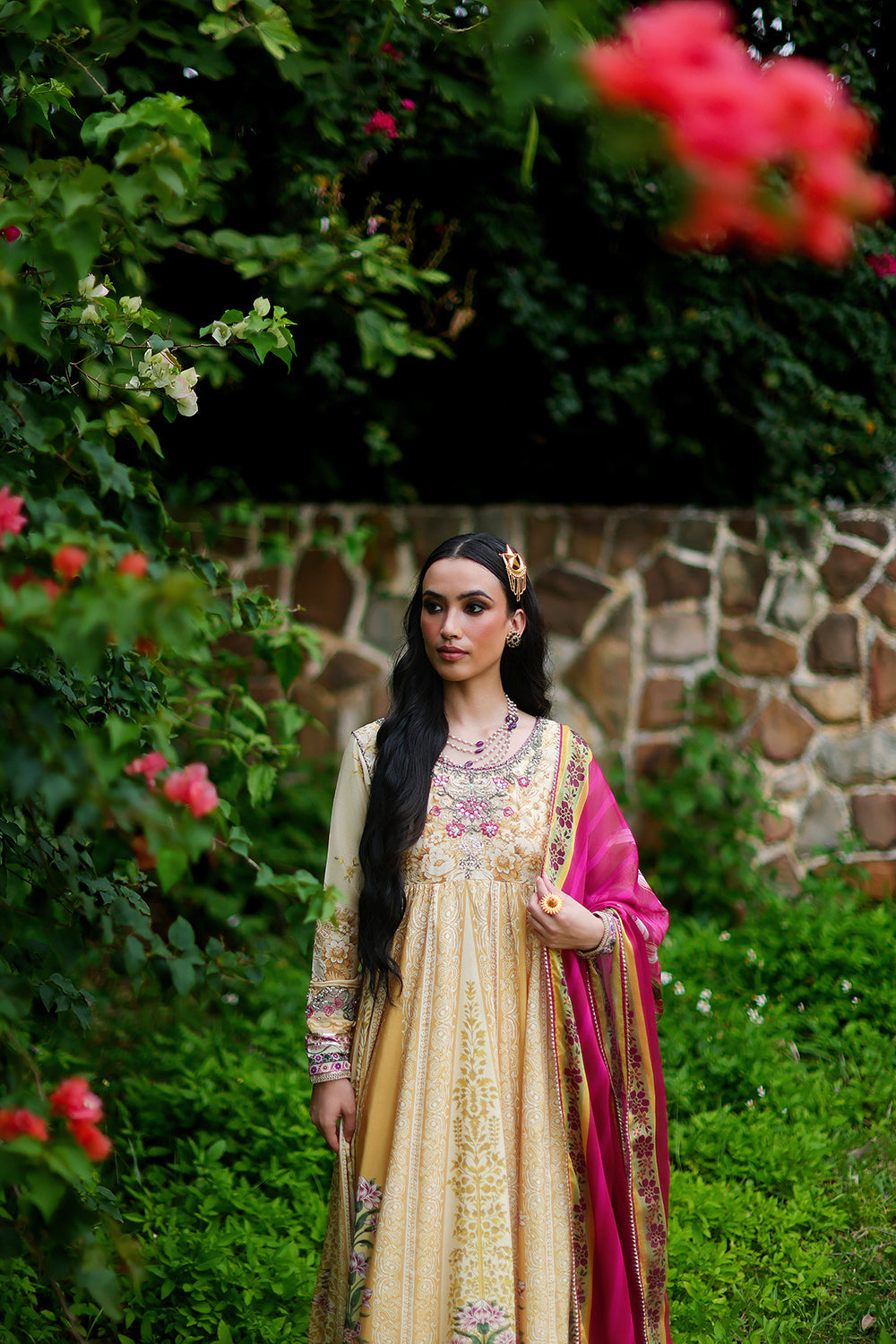 Picture of Saira Rizwan - Pishwas Collection - KESAR-02A - Available at Raja Sahib