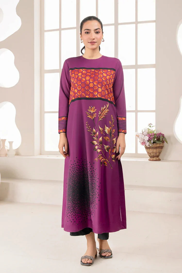 Picture of <!--bnx-->Stitch Vibes - Ravayah Eid Collection Vol 1 - Mulberry Muse Shirt - Available at Raja Sahib