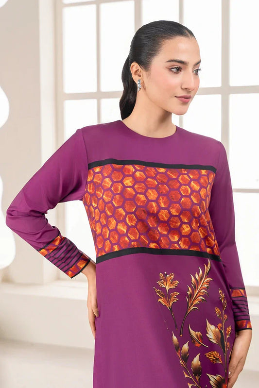 Picture of <!--bnx-->Stitch Vibes - Ravayah Eid Collection Vol 1 - Mulberry Muse Shirt - Available at Raja Sahib