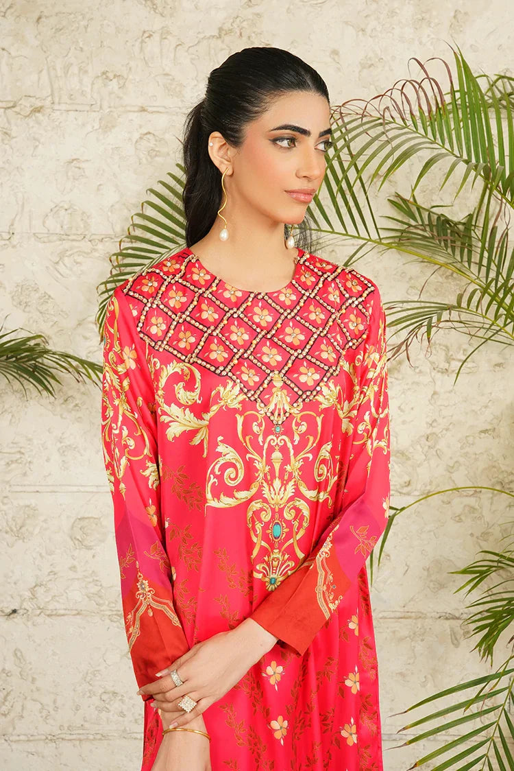 Picture of <!--ank-->Stitch Vibes - Ravayah Eid Collection Vol 1 - Peony Glow Dress - Available at Raja Sahib