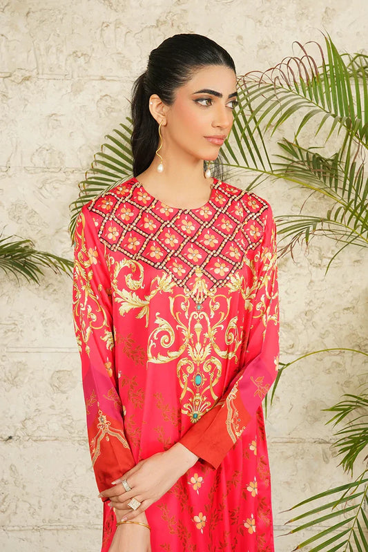 Picture of <!--ank-->Stitch Vibes - Ravayah Eid Collection Vol 1 - Peony Glow Dress - Available at Raja Sahib