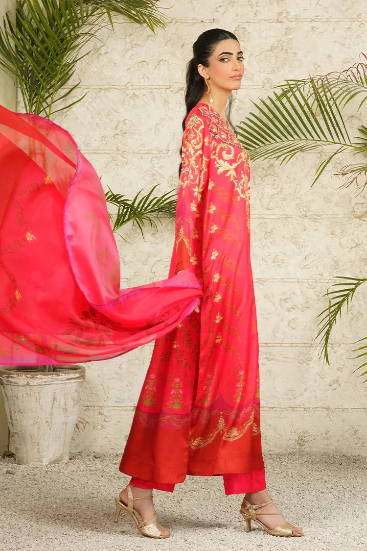 Picture of <!--ank-->Stitch Vibes - Ravayah Eid Collection Vol 1 - Peony Glow Dress - Available at Raja Sahib