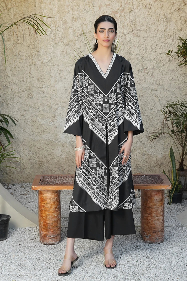 Picture of <!--anq-->Stitch Vibes - Ravayah Eid Collection Vol 1 - Noirella Shirt - Available at Raja Sahib