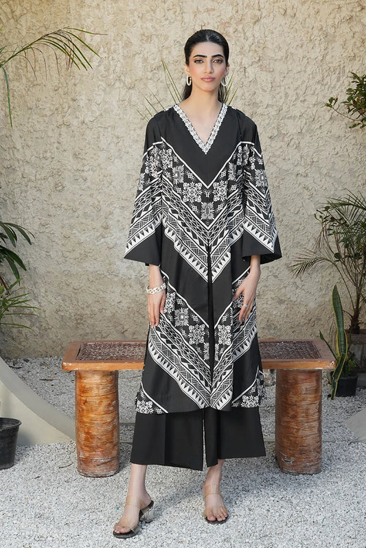 Picture of <!--anq-->Stitch Vibes - Ravayah Eid Collection Vol 1 - Noirella Shirt - Available at Raja Sahib