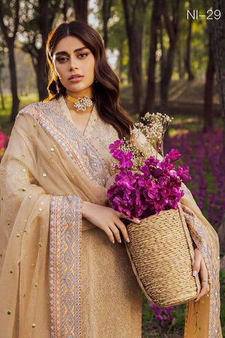 Picture of Nureh - NI 29 Blooming Summers Exclusive Lawn Collection - Available at Raja Sahib