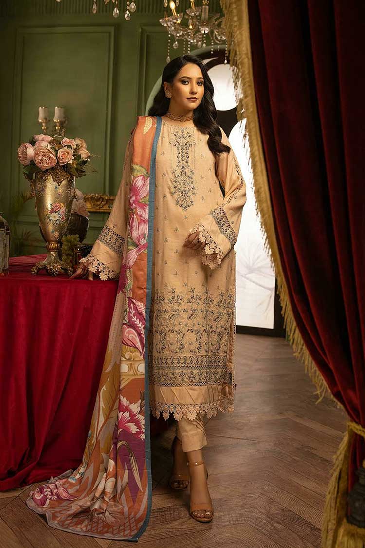 Picture of <!--wx-->Shaista - Design 537 Exclusive Embroidered Peach Collection - Available at Raja Sahib
