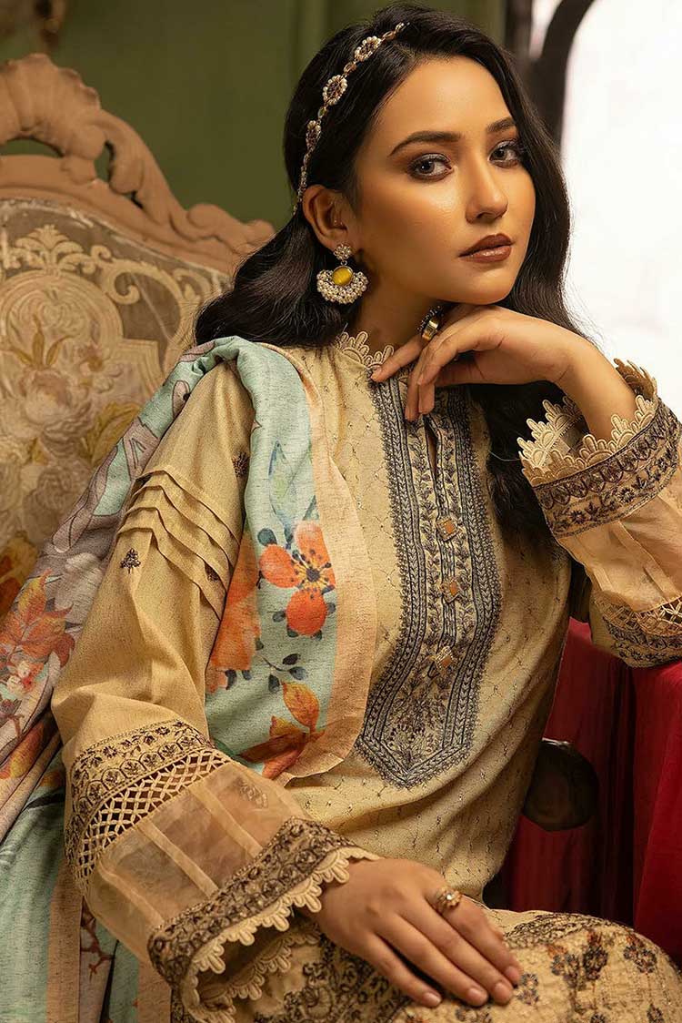 Picture of <!--wt-->Shaista - Design 543 Exclusive Embroidered Peach Collection - Available at Raja Sahib